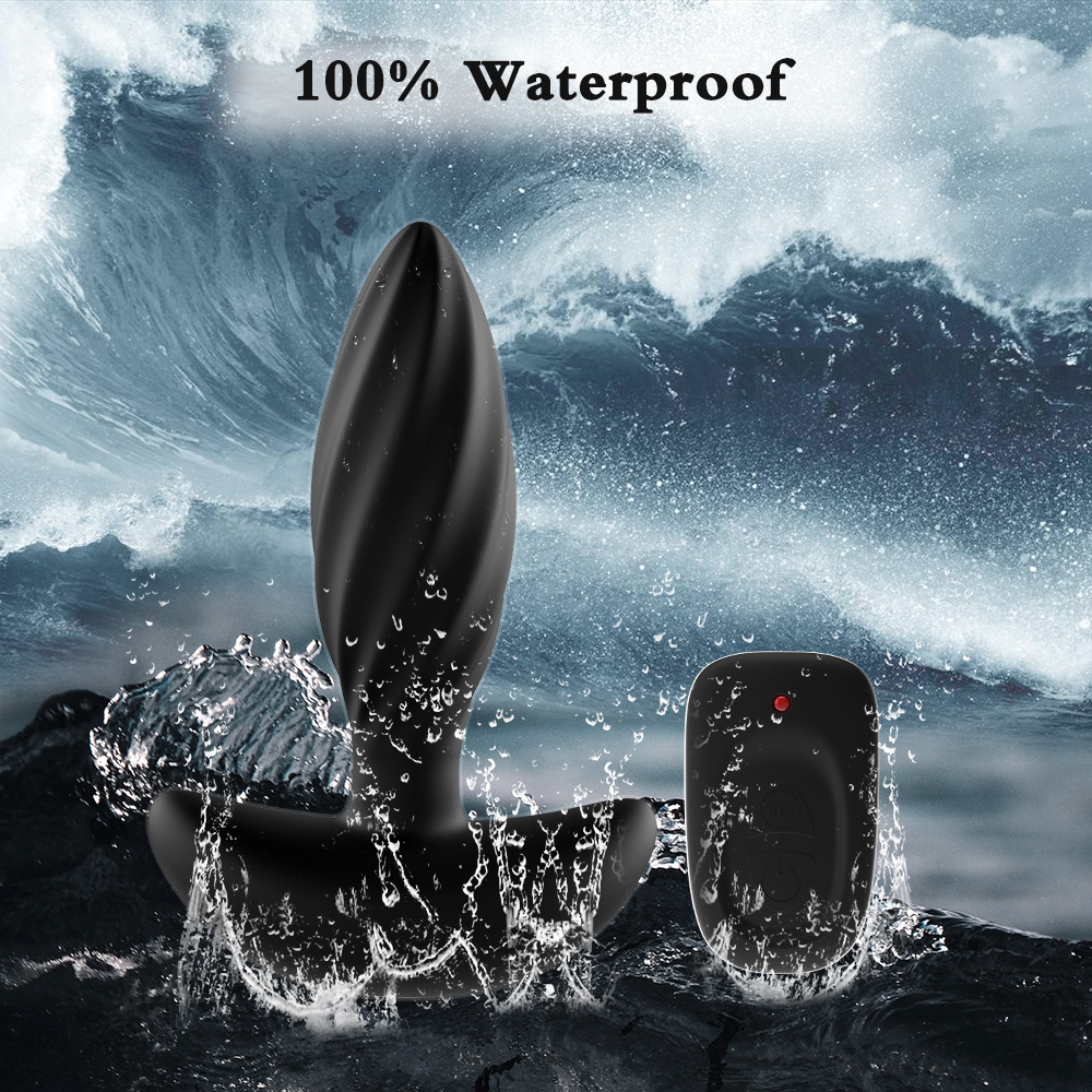 Draadloze afstandsbediening vibrerende anale plug