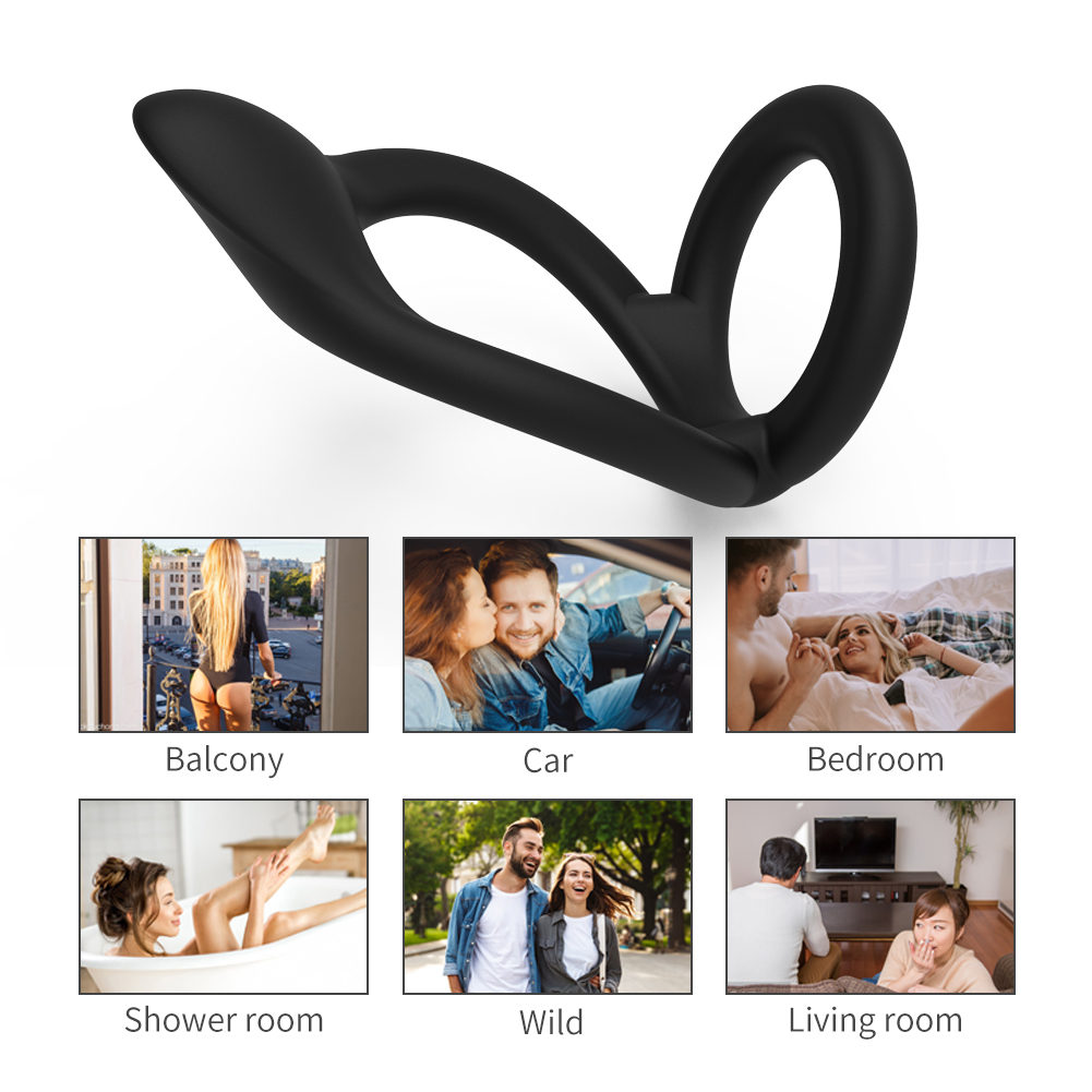 Siliconen cockring en liefdesring