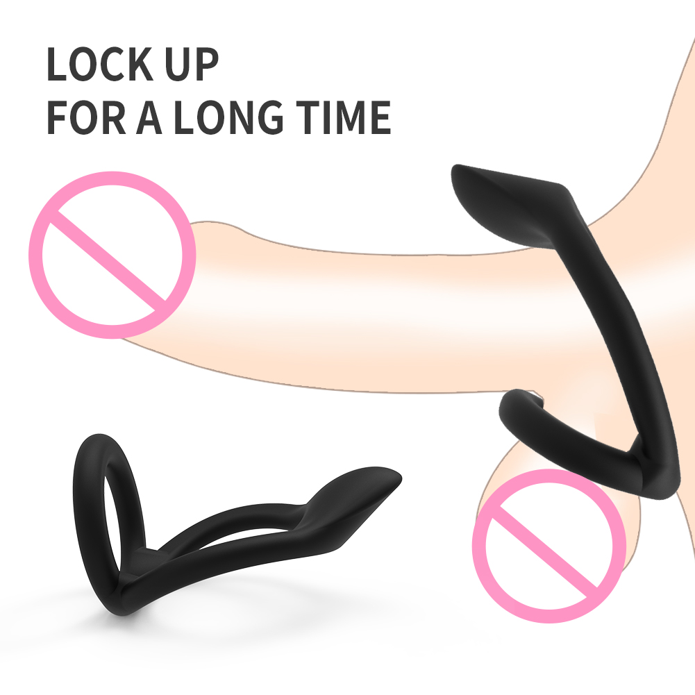 Siliconen cockring en liefdesring