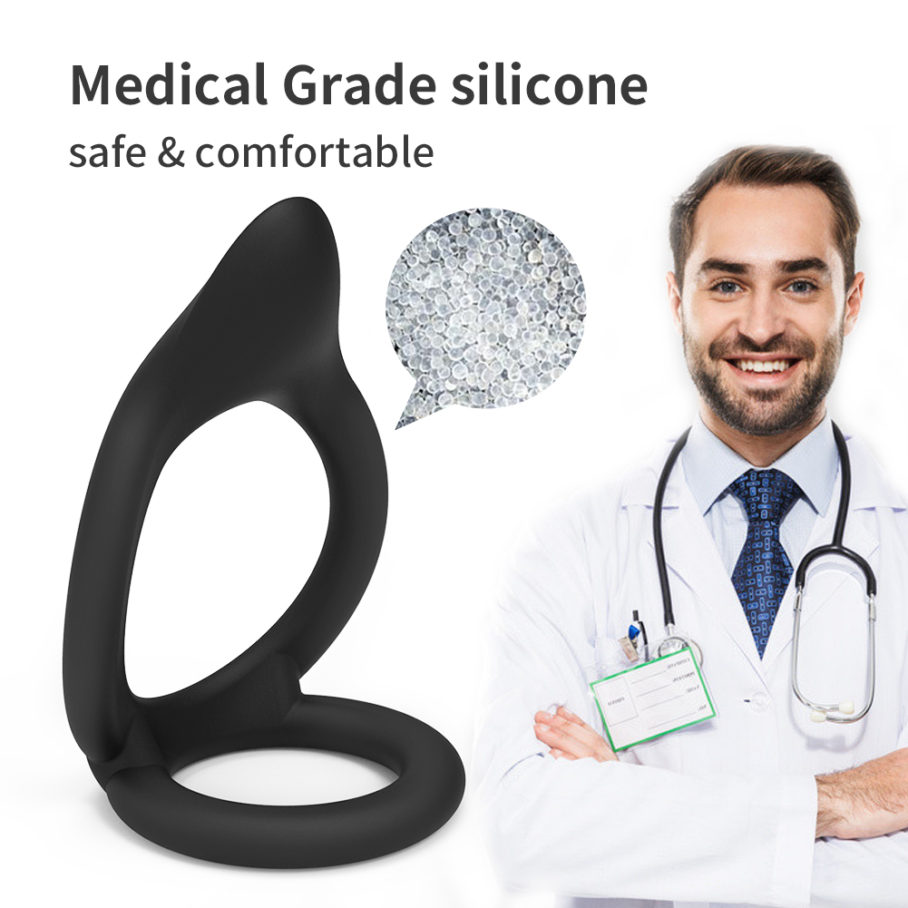 Siliconen cockring en liefdesring