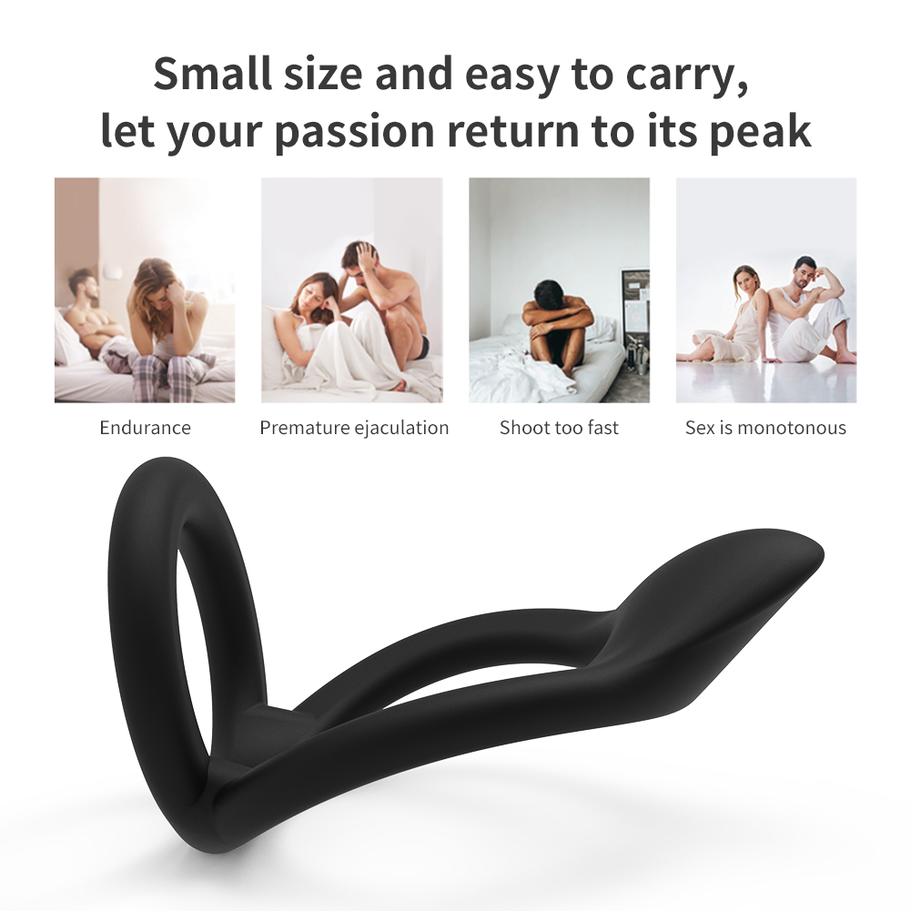 Siliconen cockring en liefdesring