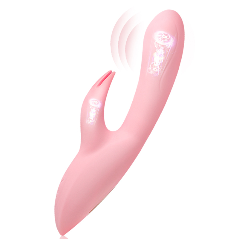 G-spot en clitorisvibrator met dubbele motor
