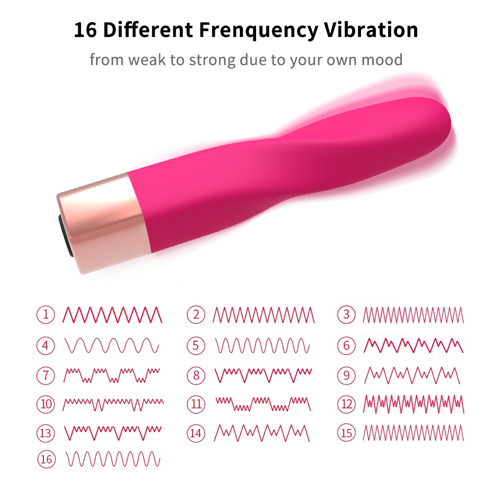 Mini Bullet oplaadbare siliconen vibrator