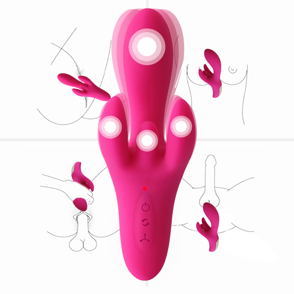 Triple Motor G-Spot en clitorisvibrator voor dames