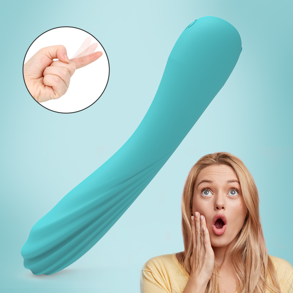 Zachte siliconen G-spot vibrator voor dames