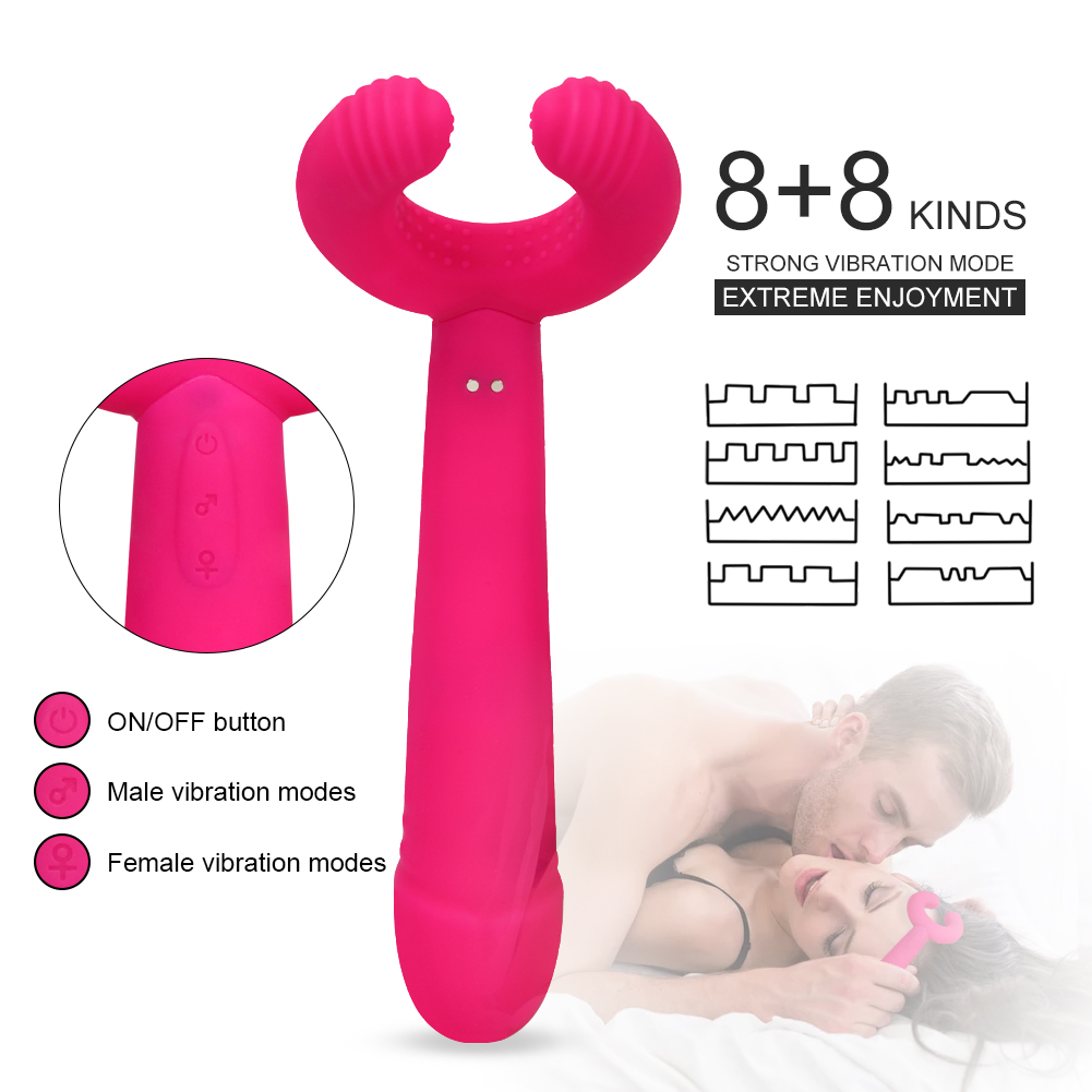 Oplaadbare siliconen vibrerende stimulator