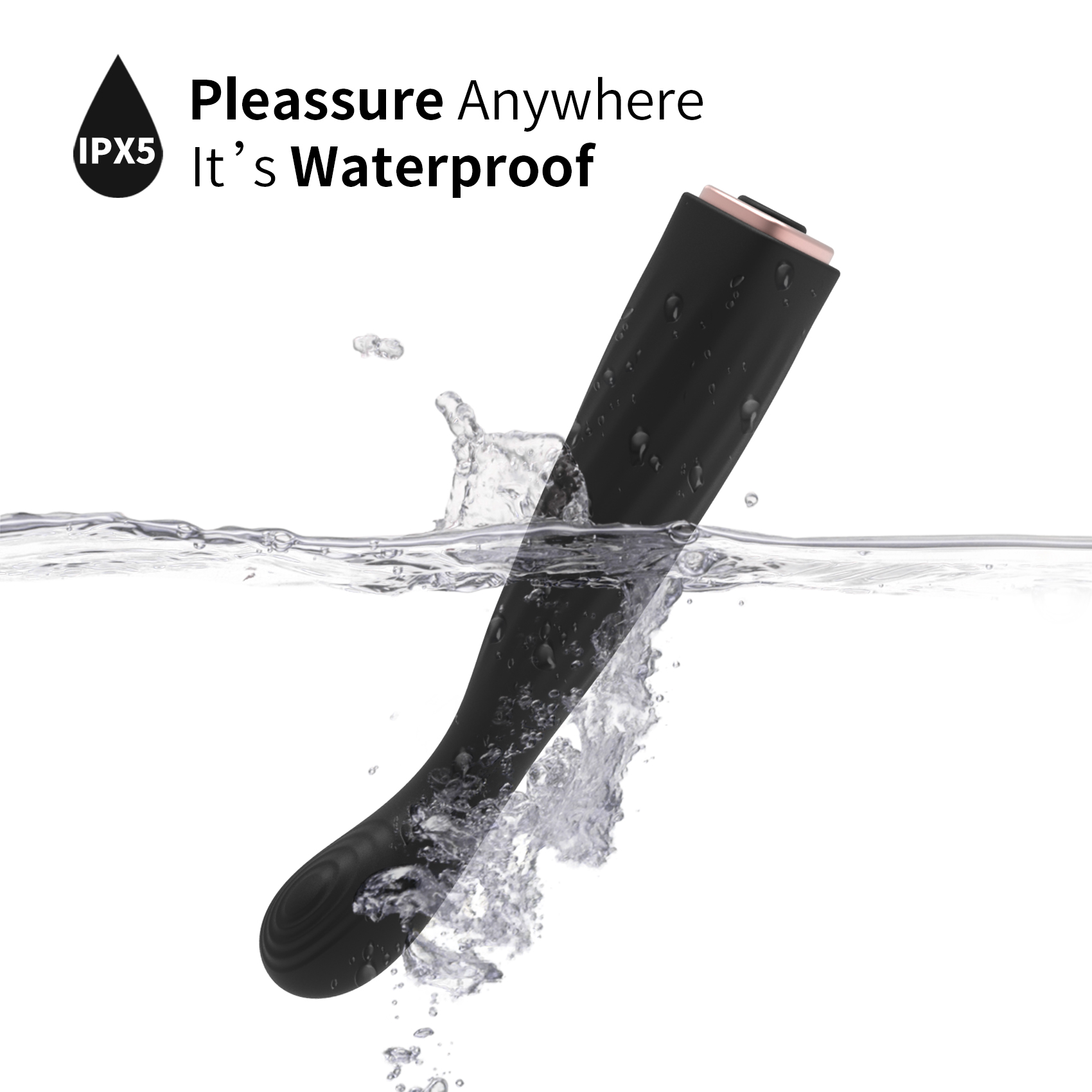 Gebogen G-spot vibrator