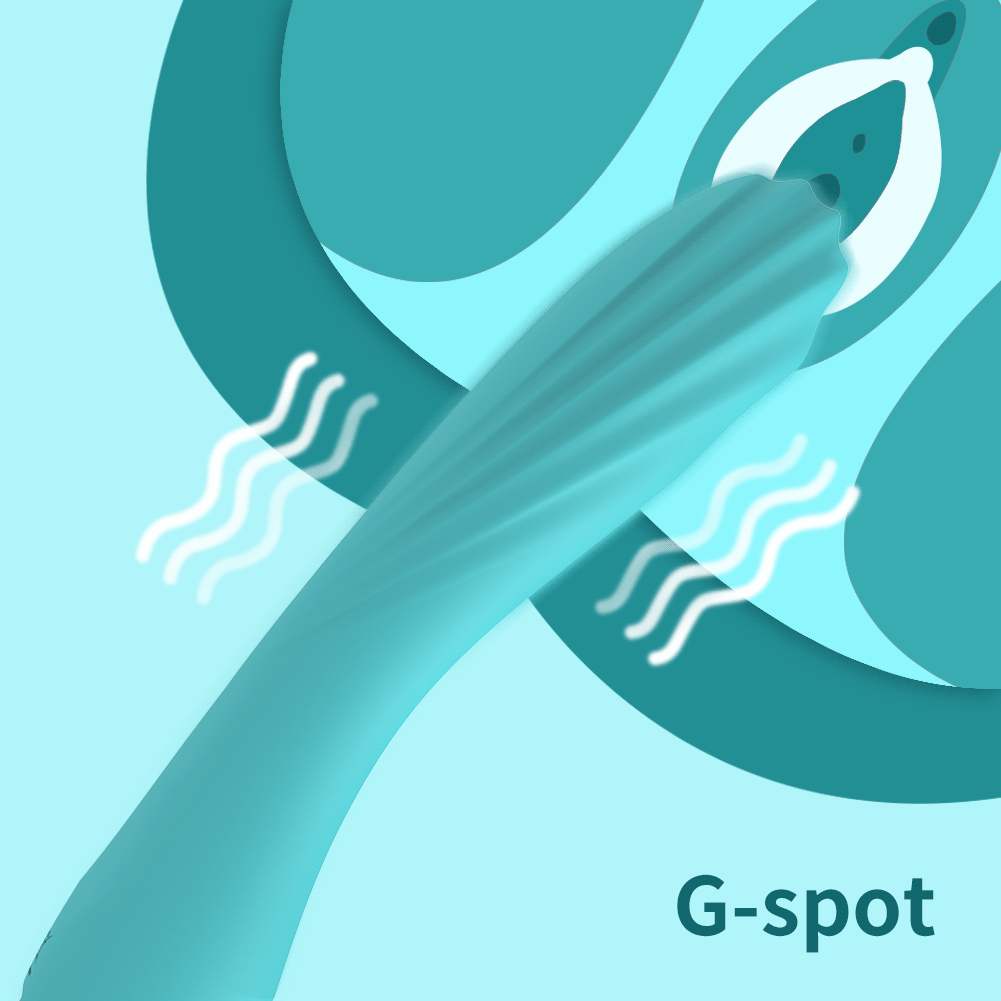 Zachte siliconen G-spot vibrator voor dames