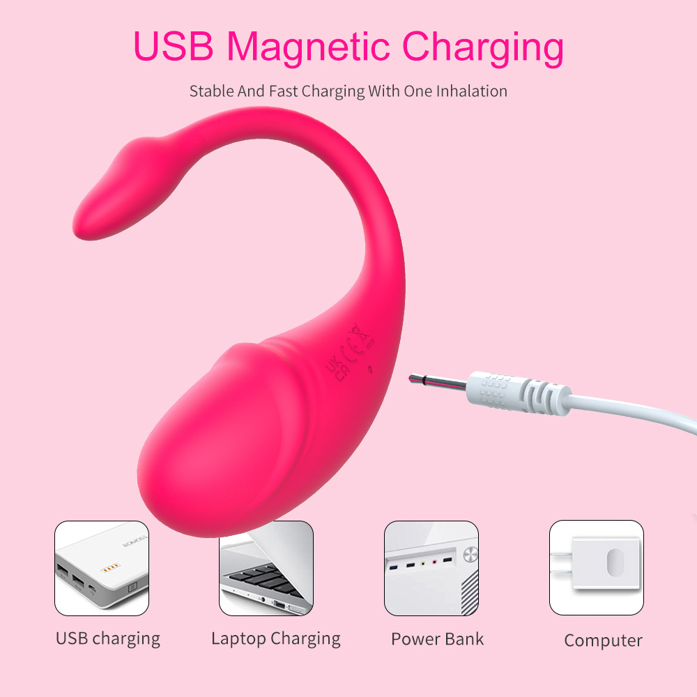 Slim draagbaar vibrerend ei