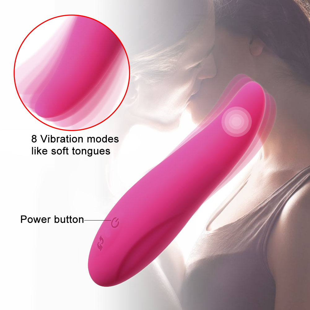 Tonglikkende gebogen vibrator