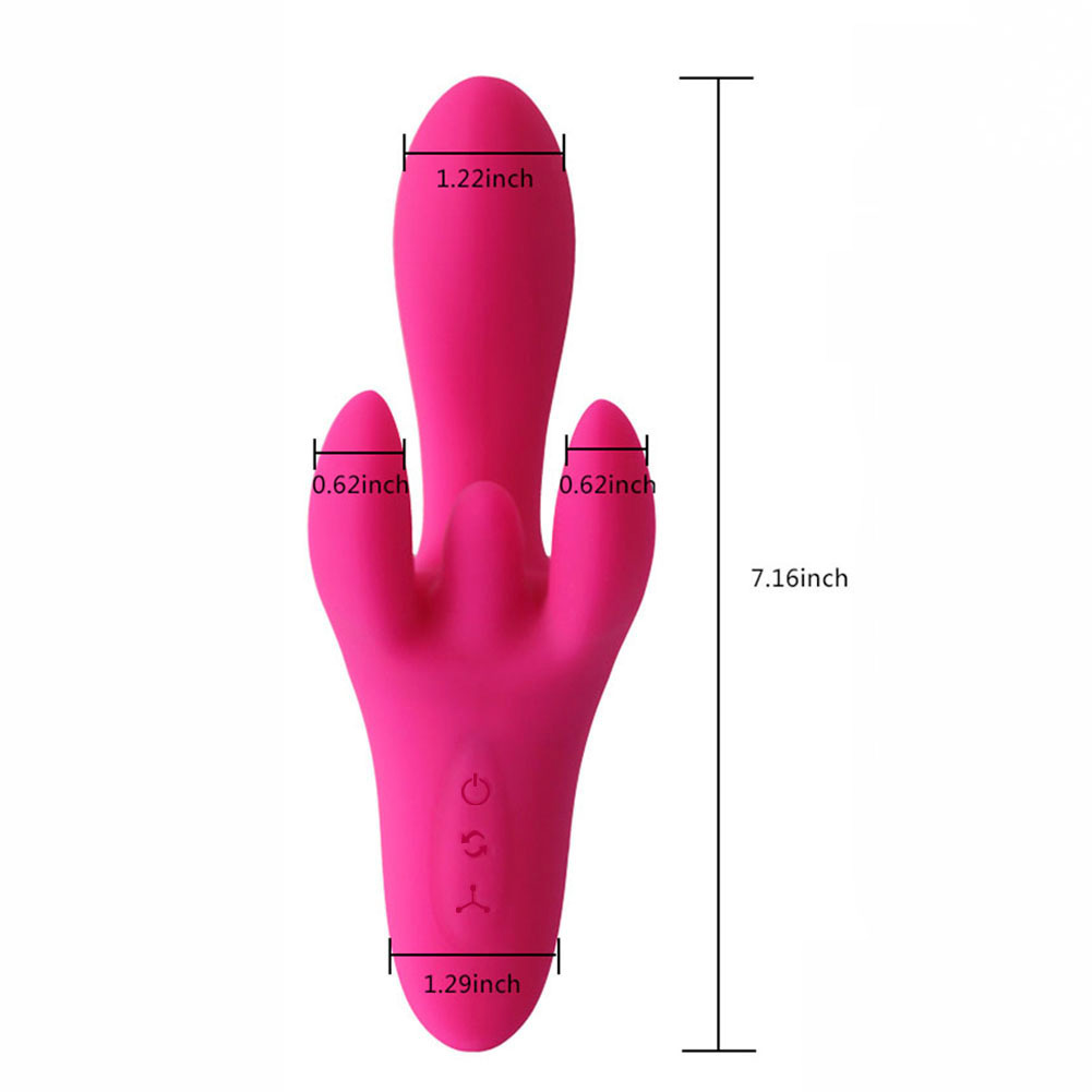Triple Motor G-Spot en clitorisvibrator voor dames