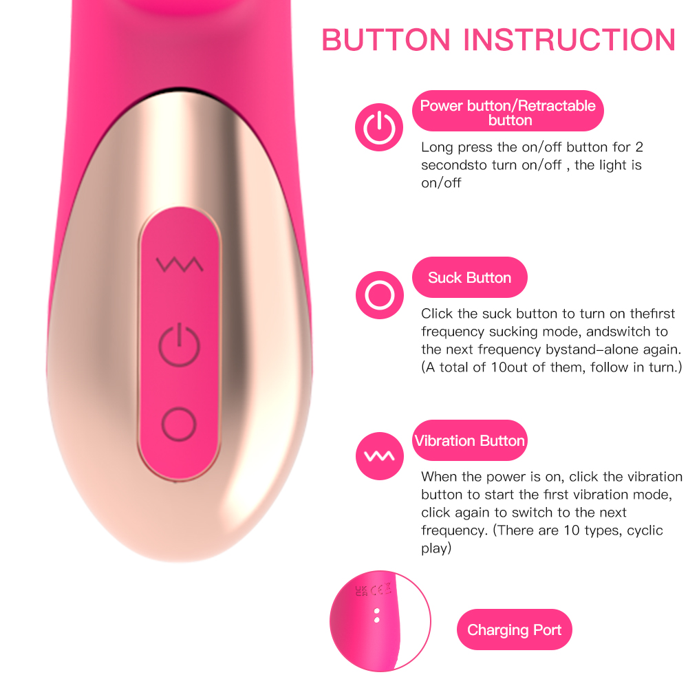Zuigende konijnenvibrator