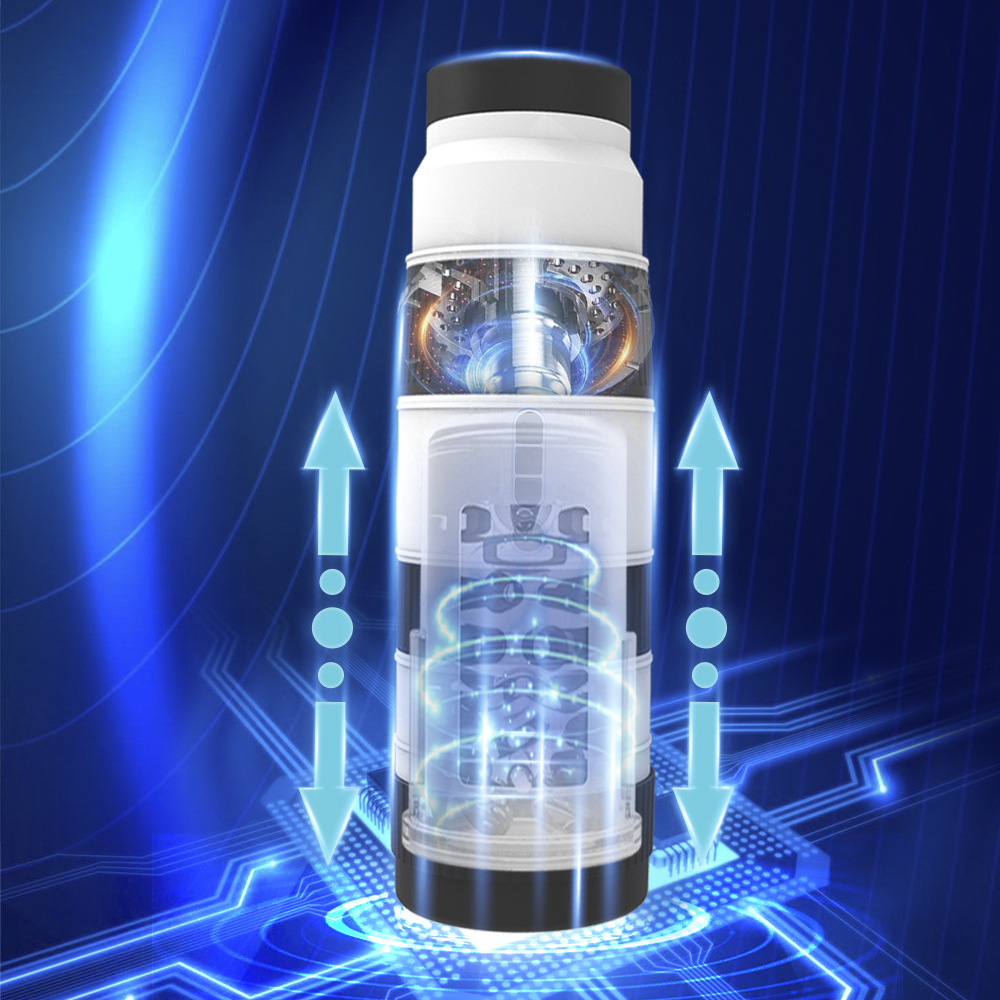 Interactieve kunstkut met roterende en vibrerende functies