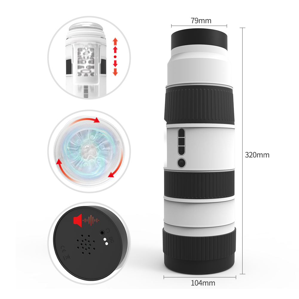 Interactieve kunstkut met roterende en vibrerende functies