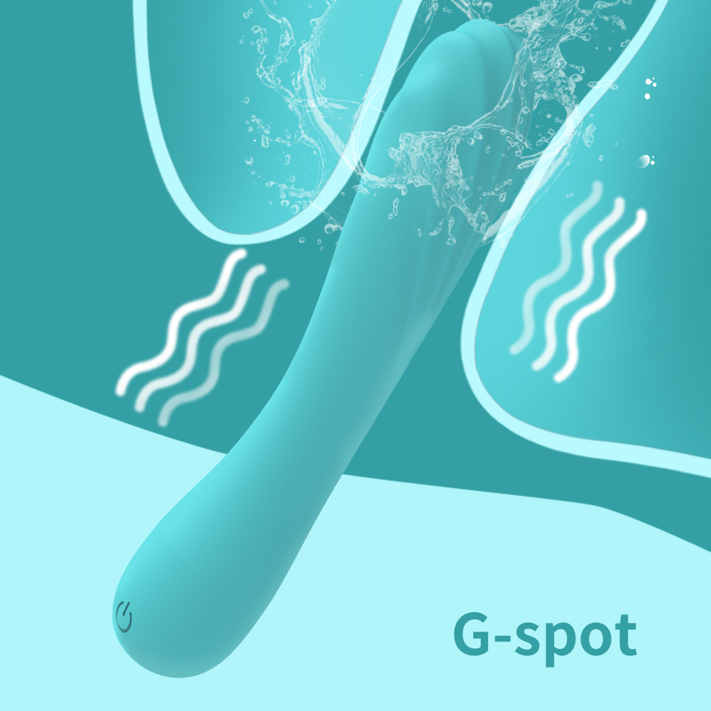 Zachte siliconen G-spot vibrator voor dames