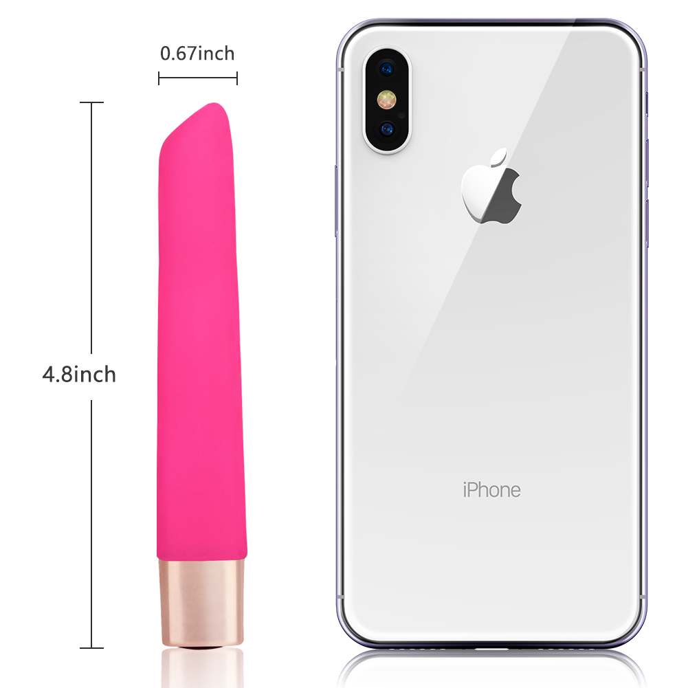 Slanke oplaadbare siliconen kogelvibrator