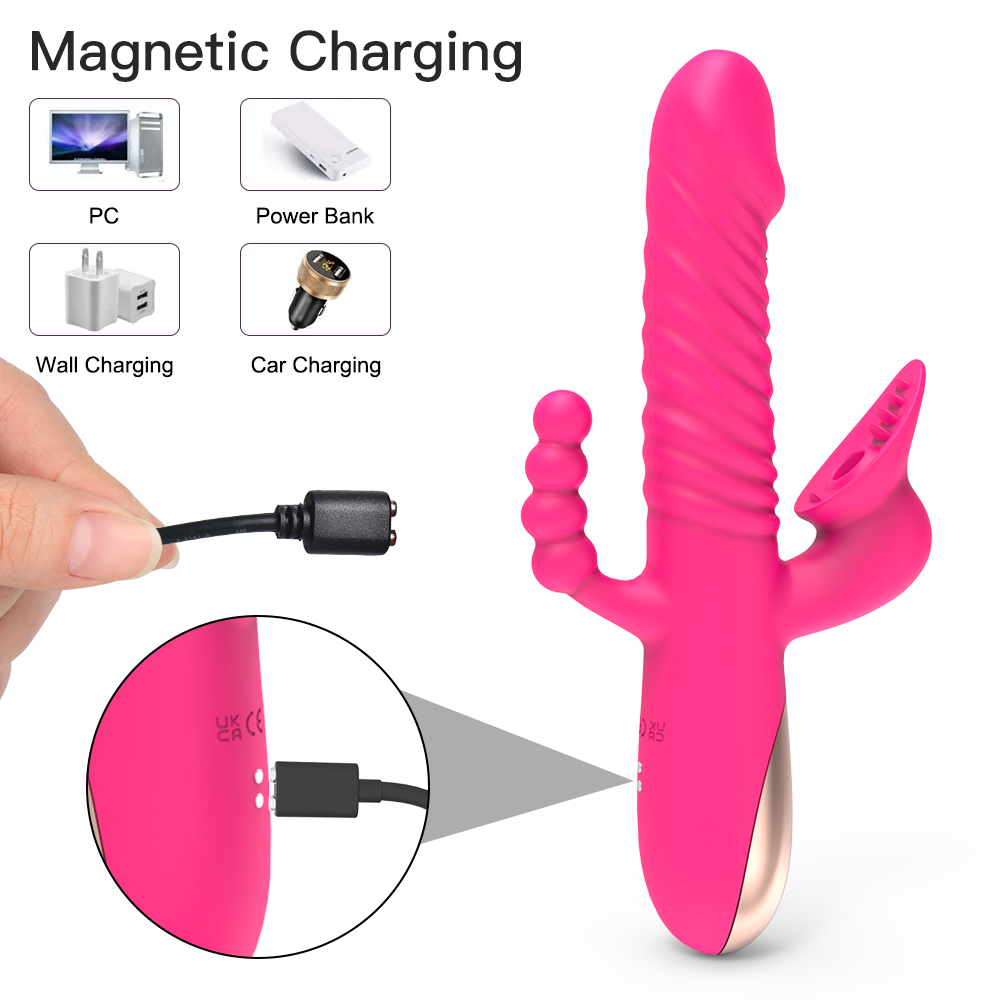 Zuigende konijnenvibrator