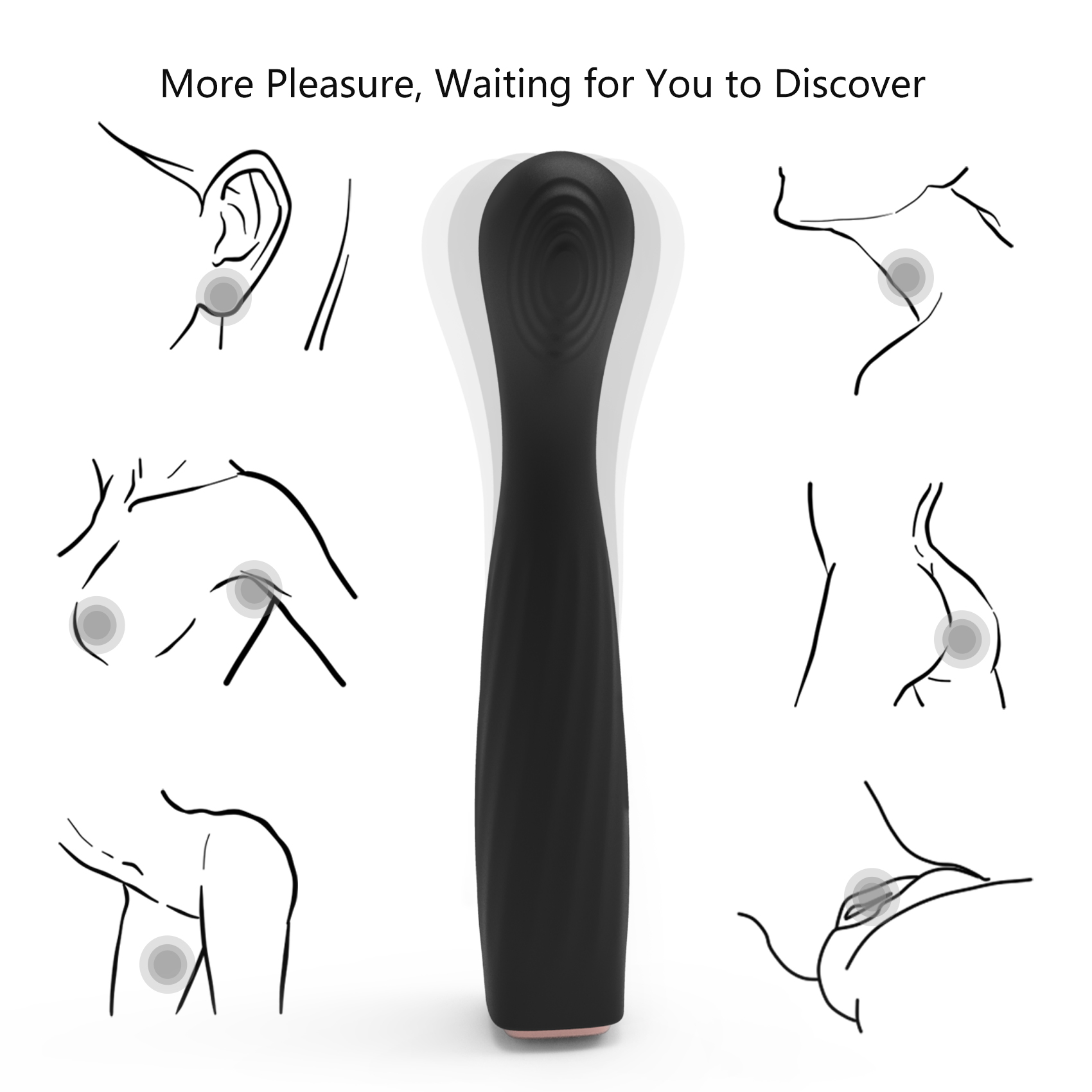 Gebogen G-spot vibrator