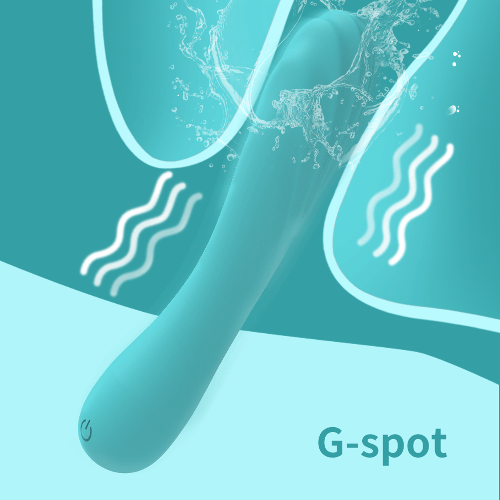 Zachte siliconen G-spot vibrator voor dames