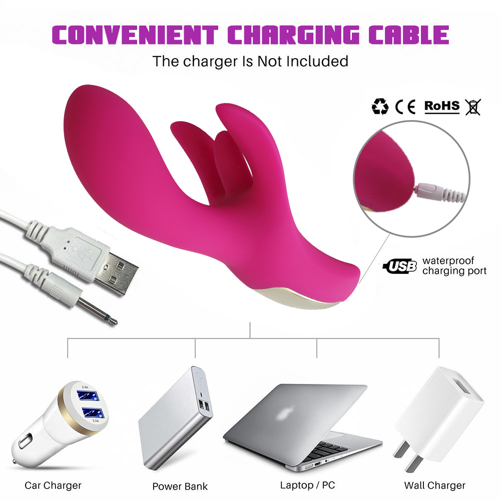 Triple Motor G-Spot en clitorisvibrator voor dames