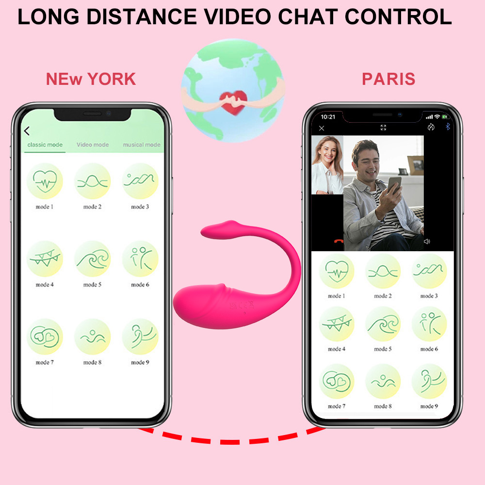 Slim draagbaar vibrerend ei