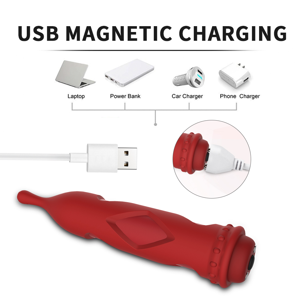 2-in-1 siliconen kogelmassageapparaat met textuur