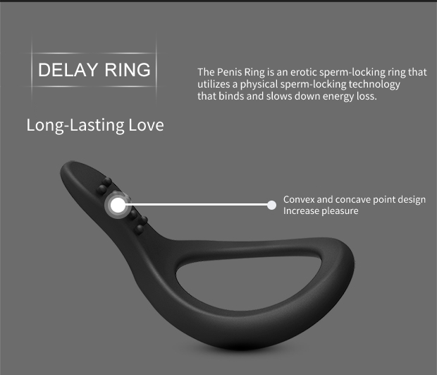 Elastische penisring Fysieke sperma-vergrendelende ring